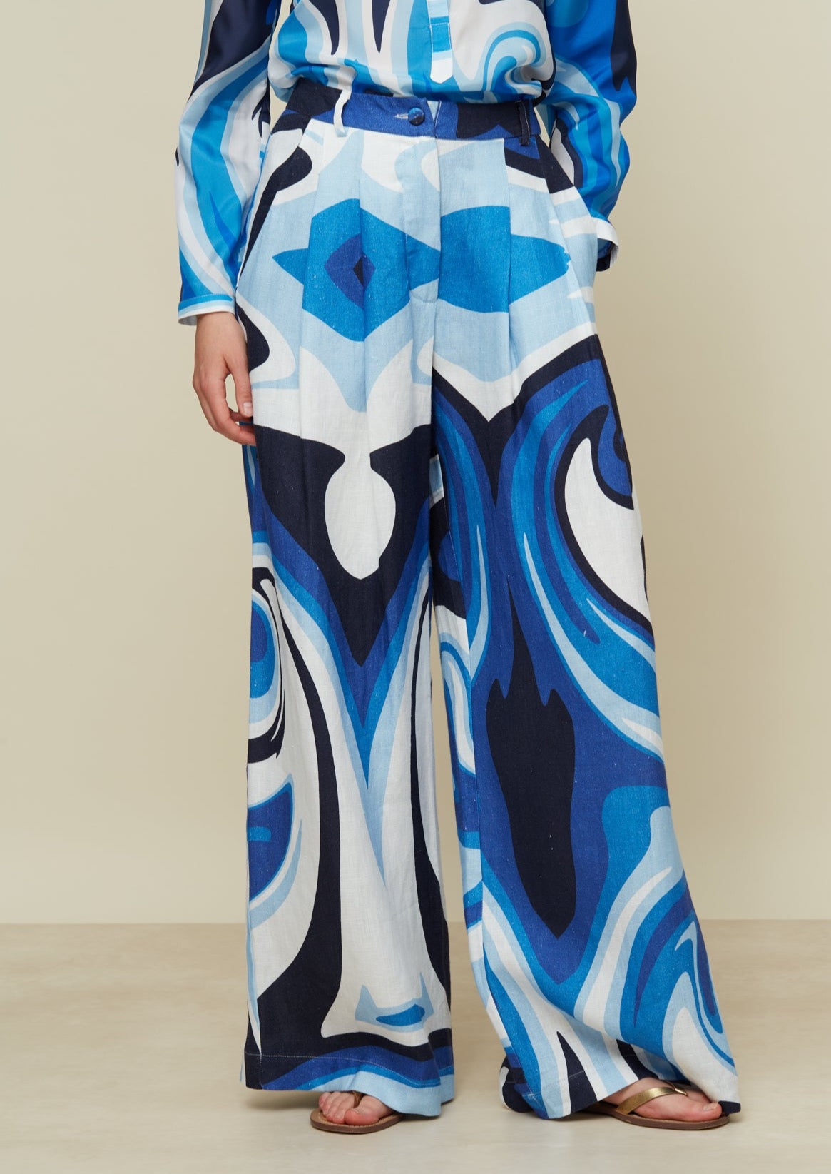 Alexa Liquid Blue Pants