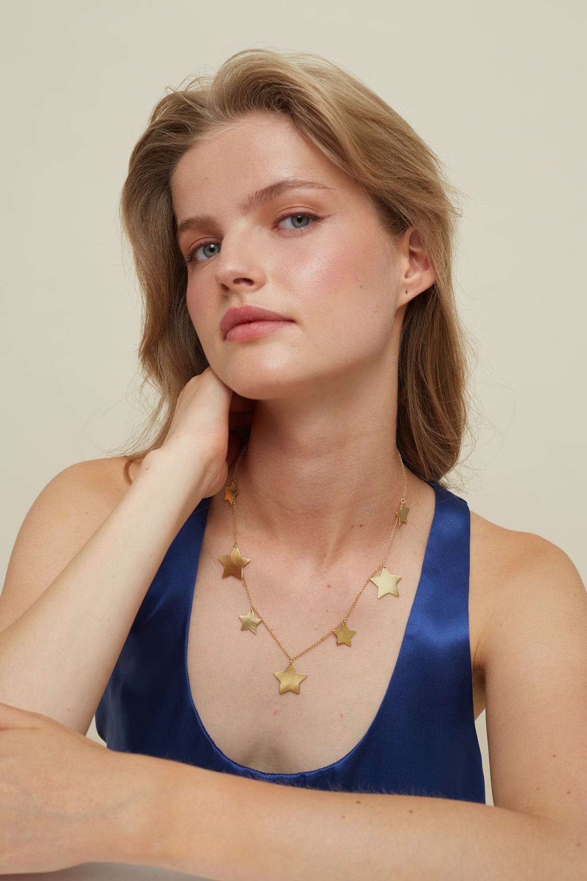 GALERIA-NIGHT SKY SHORT NECKLACE-JUST BRAZILAC