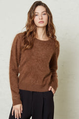 Absolut cashmere-Cerena Camel Blouse-Justbrazil