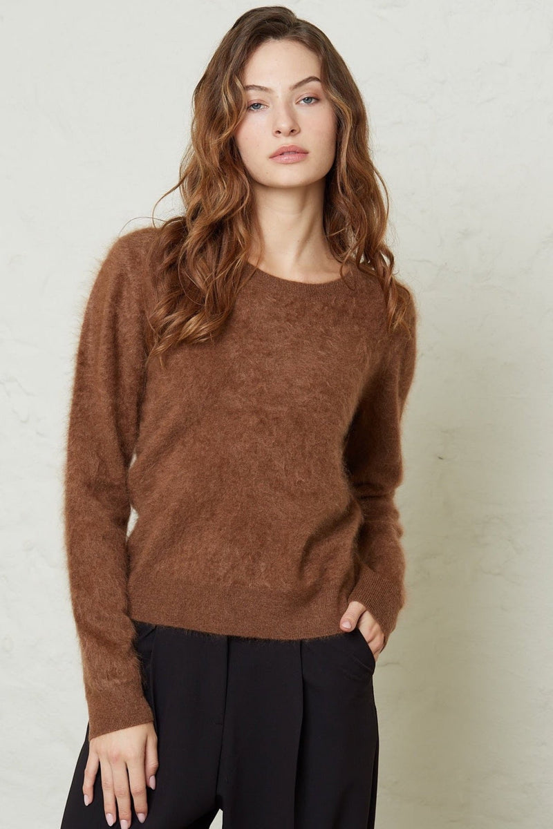 Absolut cashmere-Cerena Camel Blouse-Justbrazil