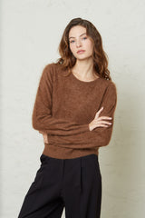 Absolut cashmere-Cerena Camel Blouse-Justbrazil