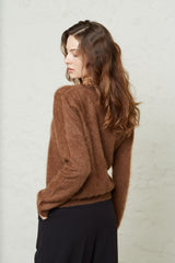 Absolut cashmere-Cerena Camel Blouse-Justbrazil
