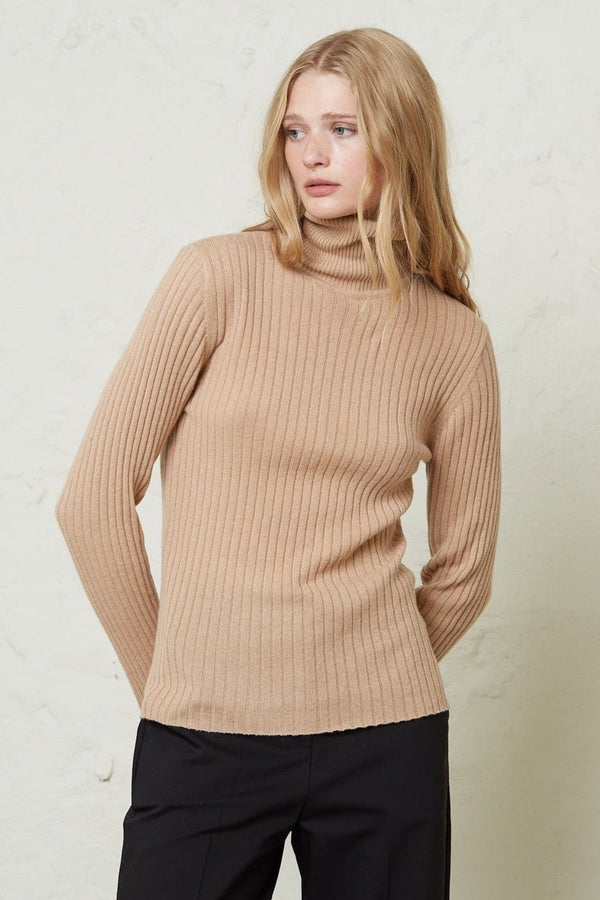 Absolut cashmere-Aline Camel Blouse-Justbrazil