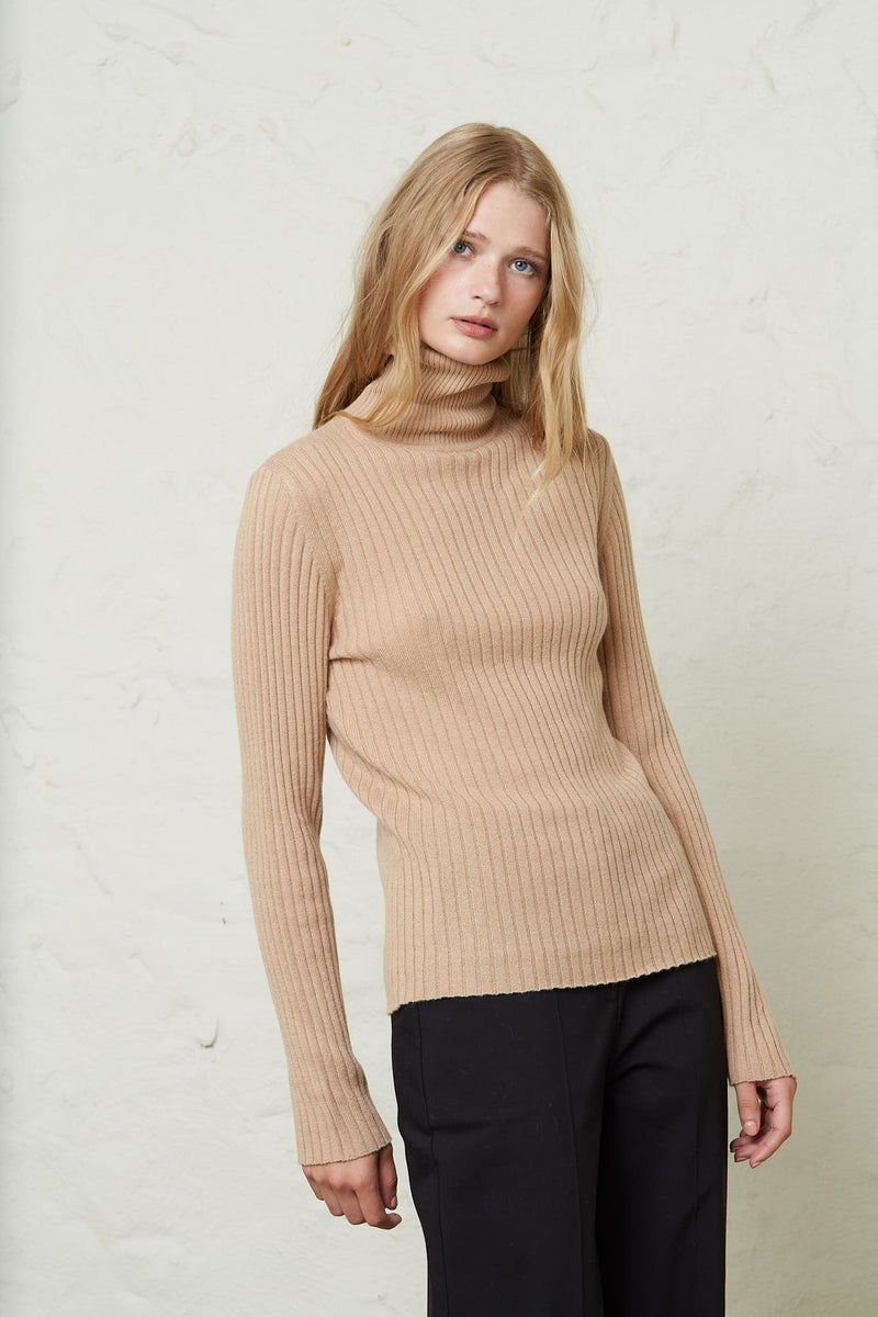 Absolut cashmere-Aline Camel Blouse-Justbrazil
