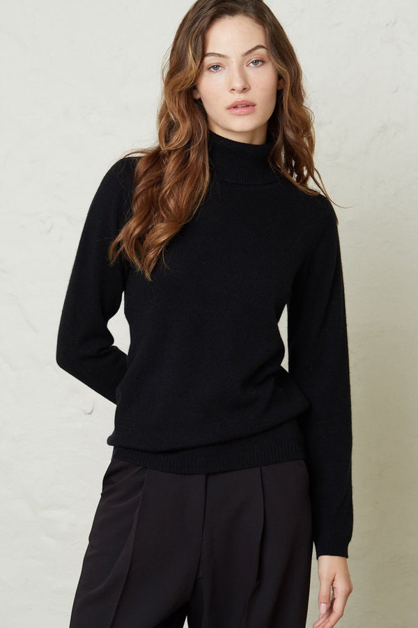 Absolut Cashmere-Ninon Black Blouse-Justbrazil
