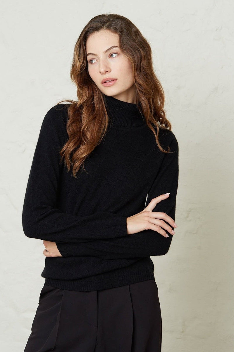 Absolut Cashmere-Ninon Black Blouse-Justbrazil