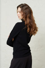 Absolut Cashmere-Ninon Black Blouse-Justbrazil