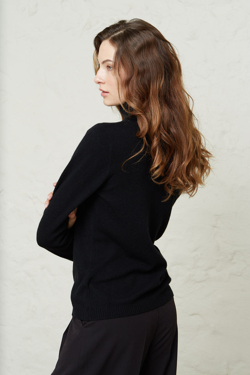 Absolut Cashmere-Ninon Black Blouse-Justbrazil