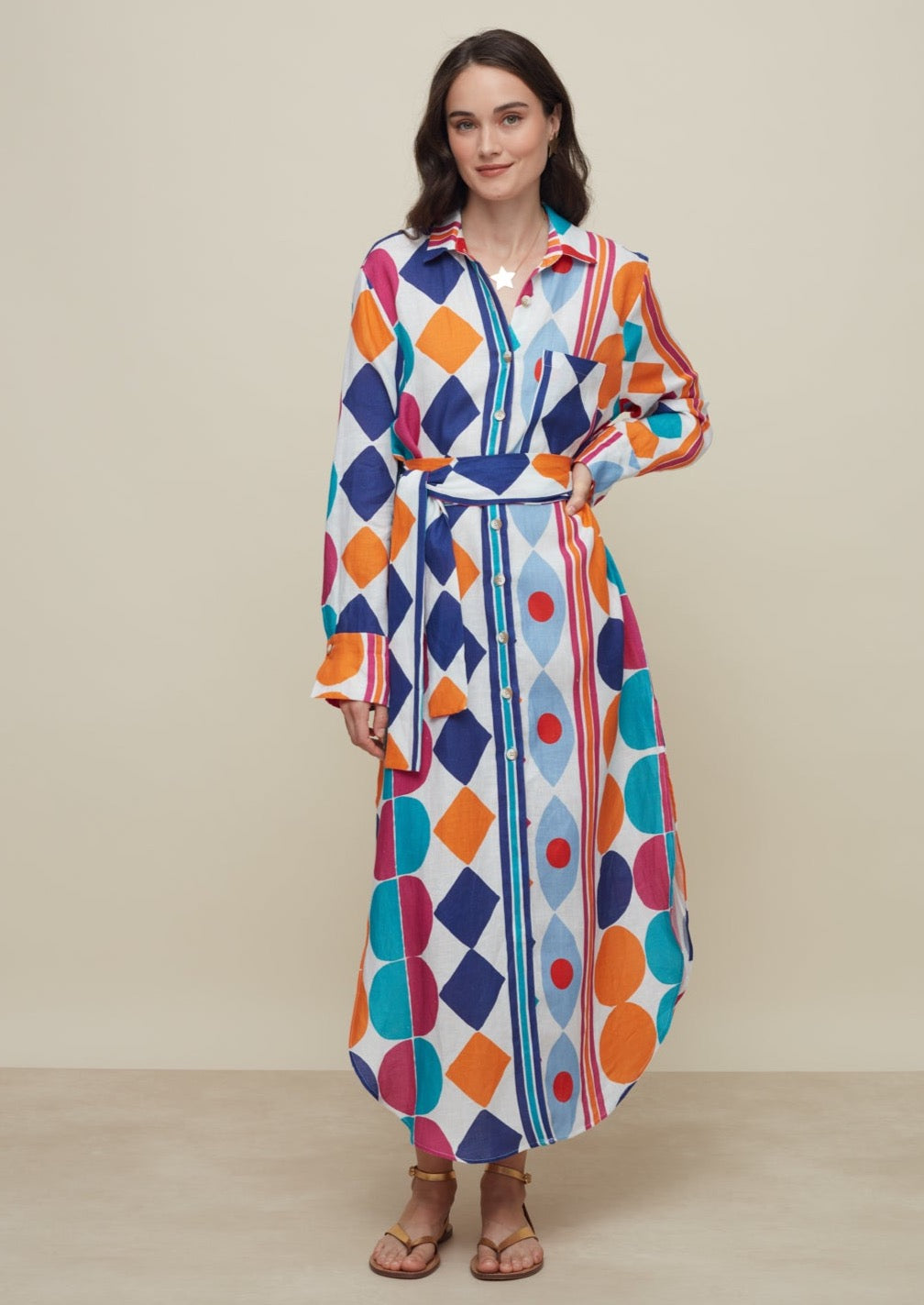Positano Long Circus Dress