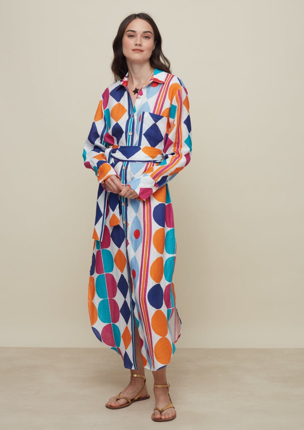 Positano Long Circus Dress