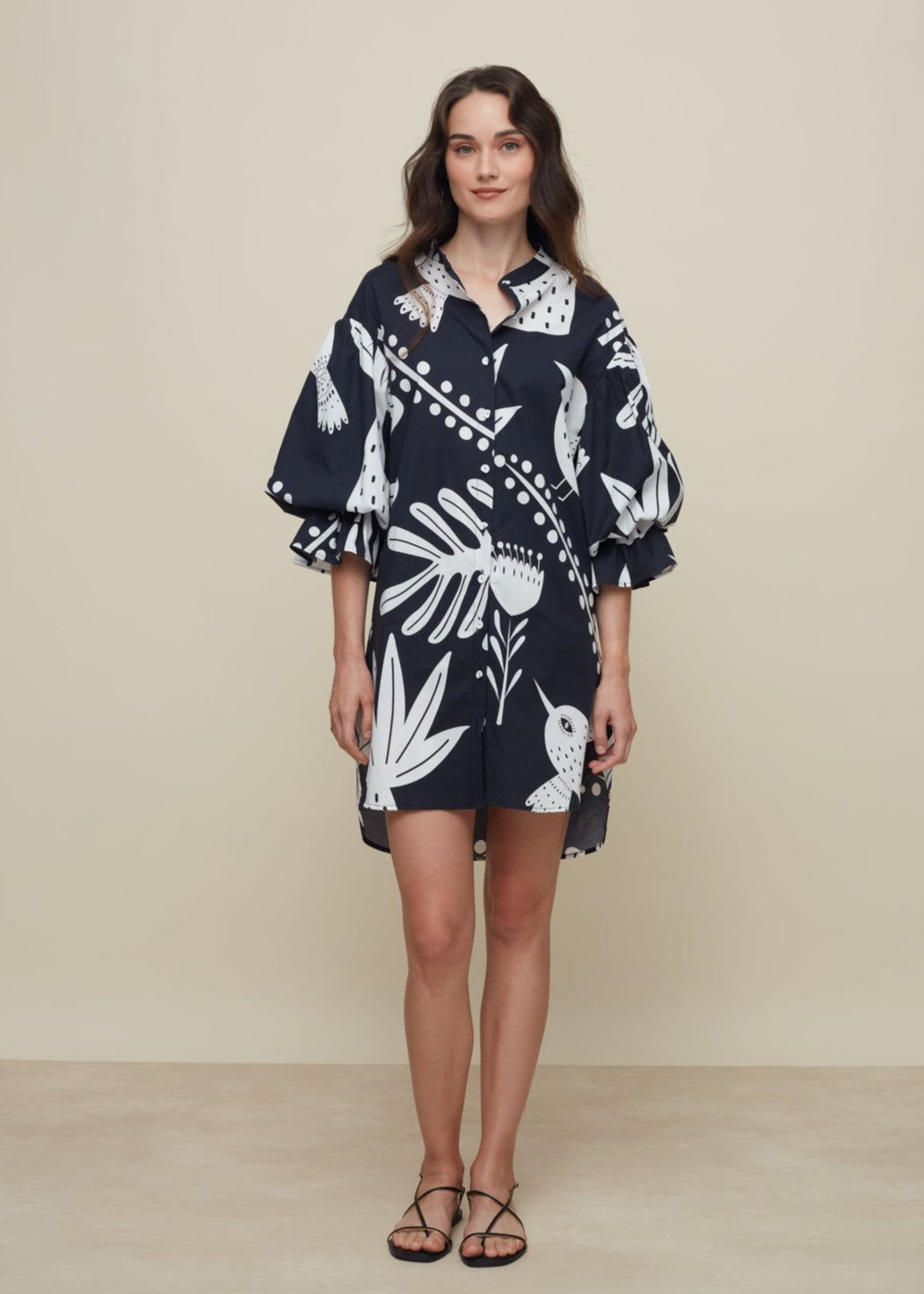 Galeria-Alice Floresta Black Dress-Justbrazil