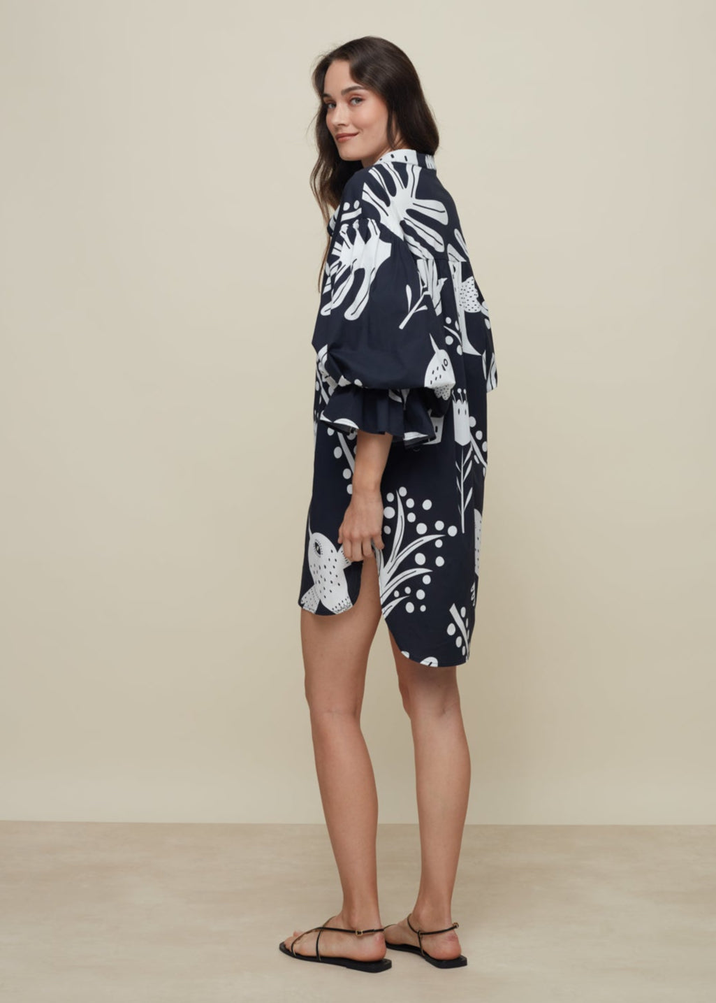 Galeria-Alice Floresta Black Dress-Justbrazil