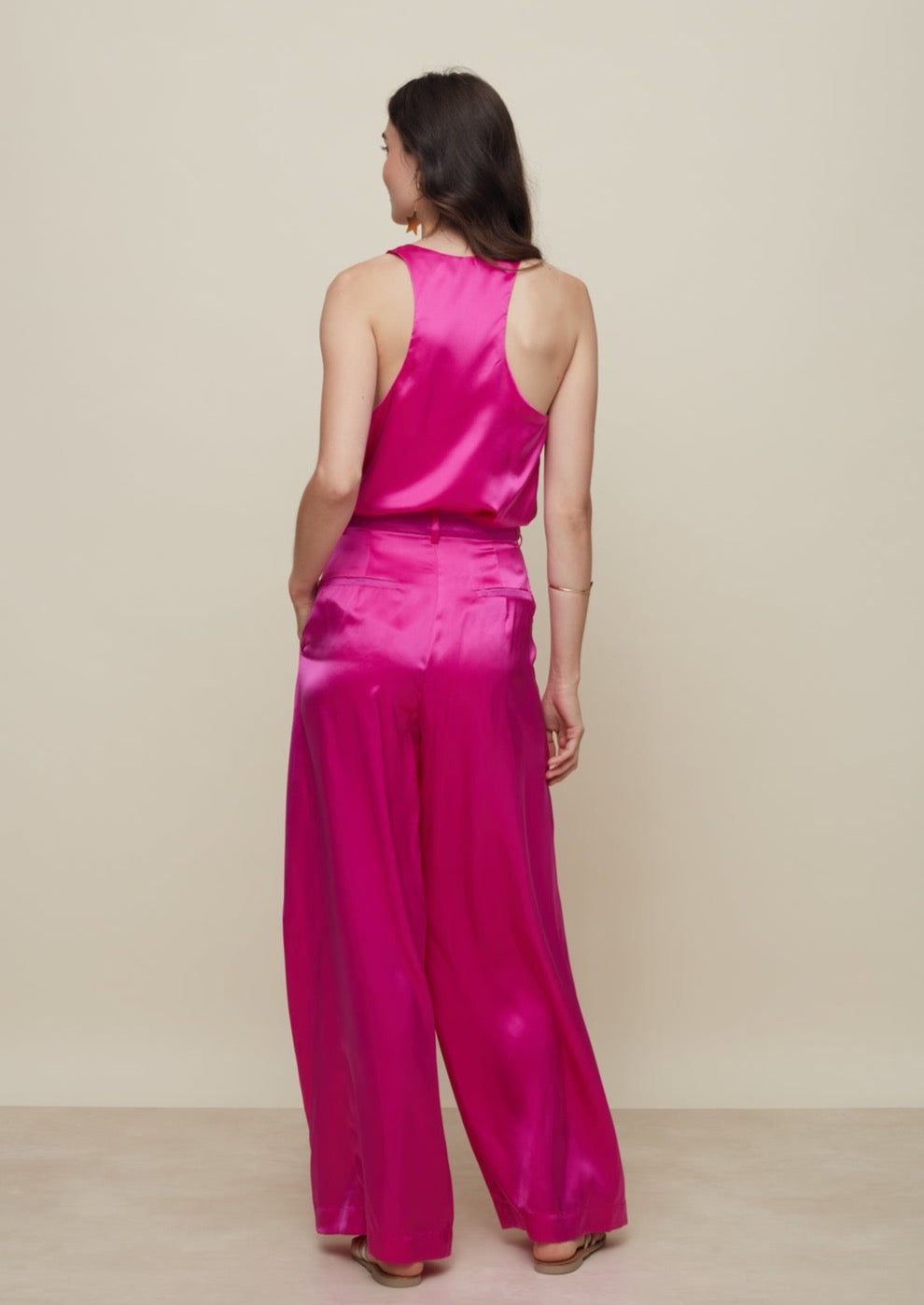 Galeria-Alexa Fucsia Silk Pants-Justbrazil