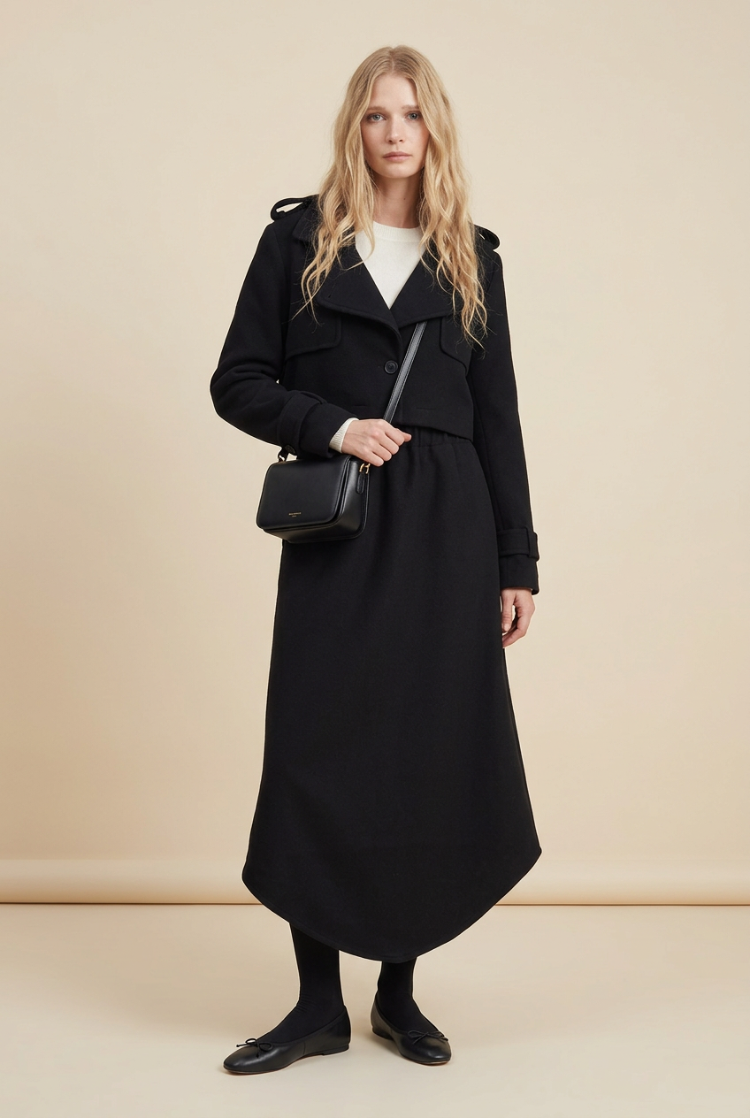 Niteroi Skirt JetBlack