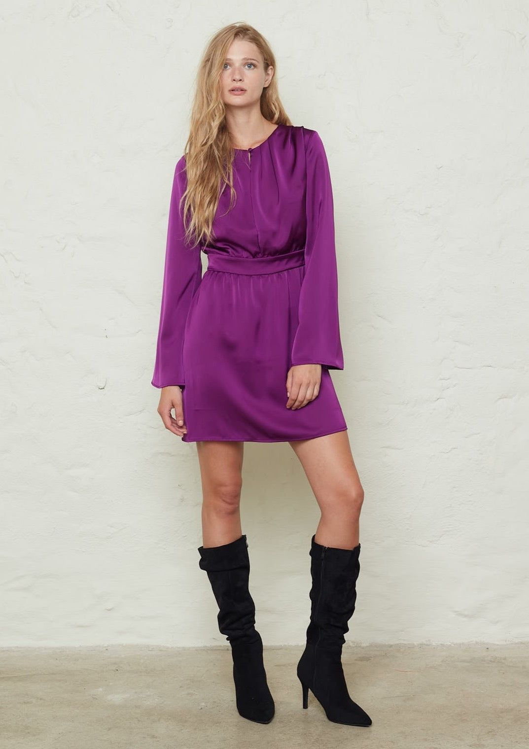 Lavander Intense Violet Dress