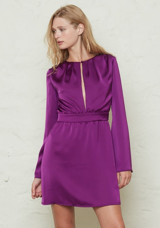 Lavander Intense Violet Dress