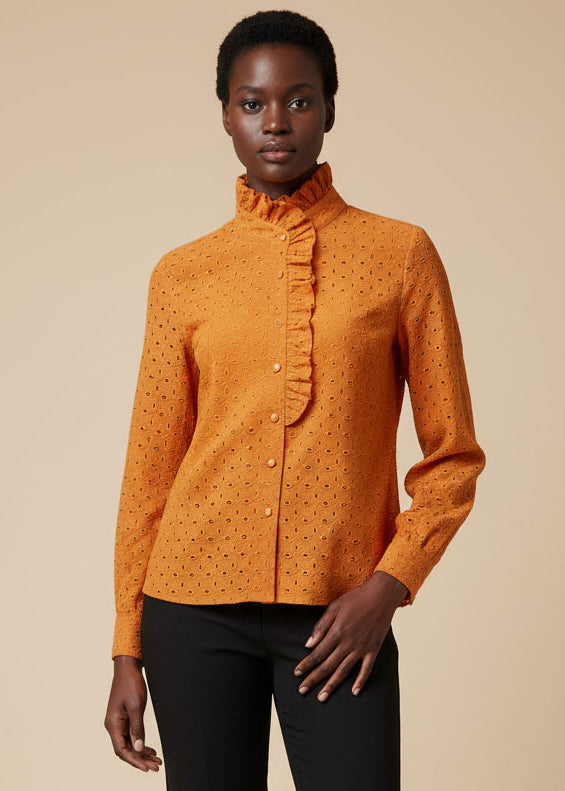 Olivia Rechelier Orange Blouse