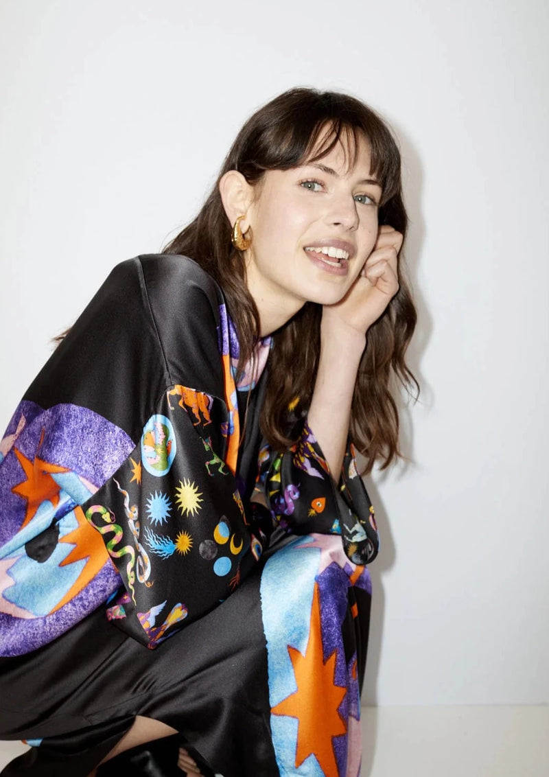 Superhero Snake Midi Dress