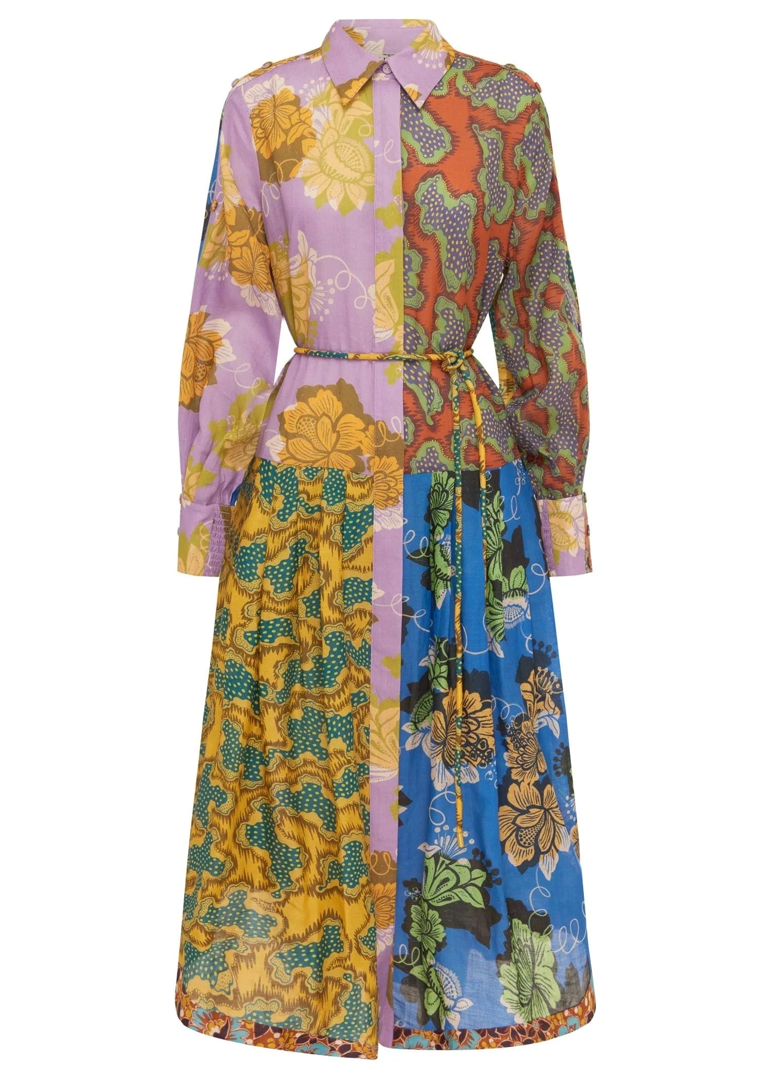 Arnie Spliced Shirtdress