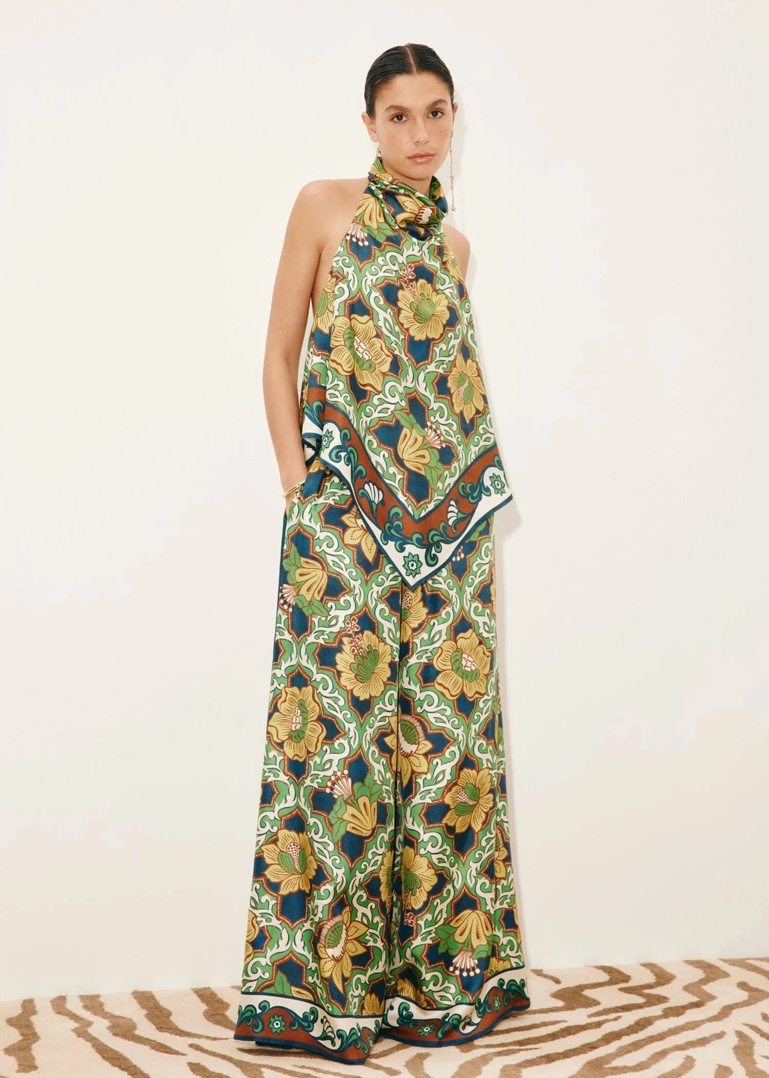 Liana Silk Palazzo Pants