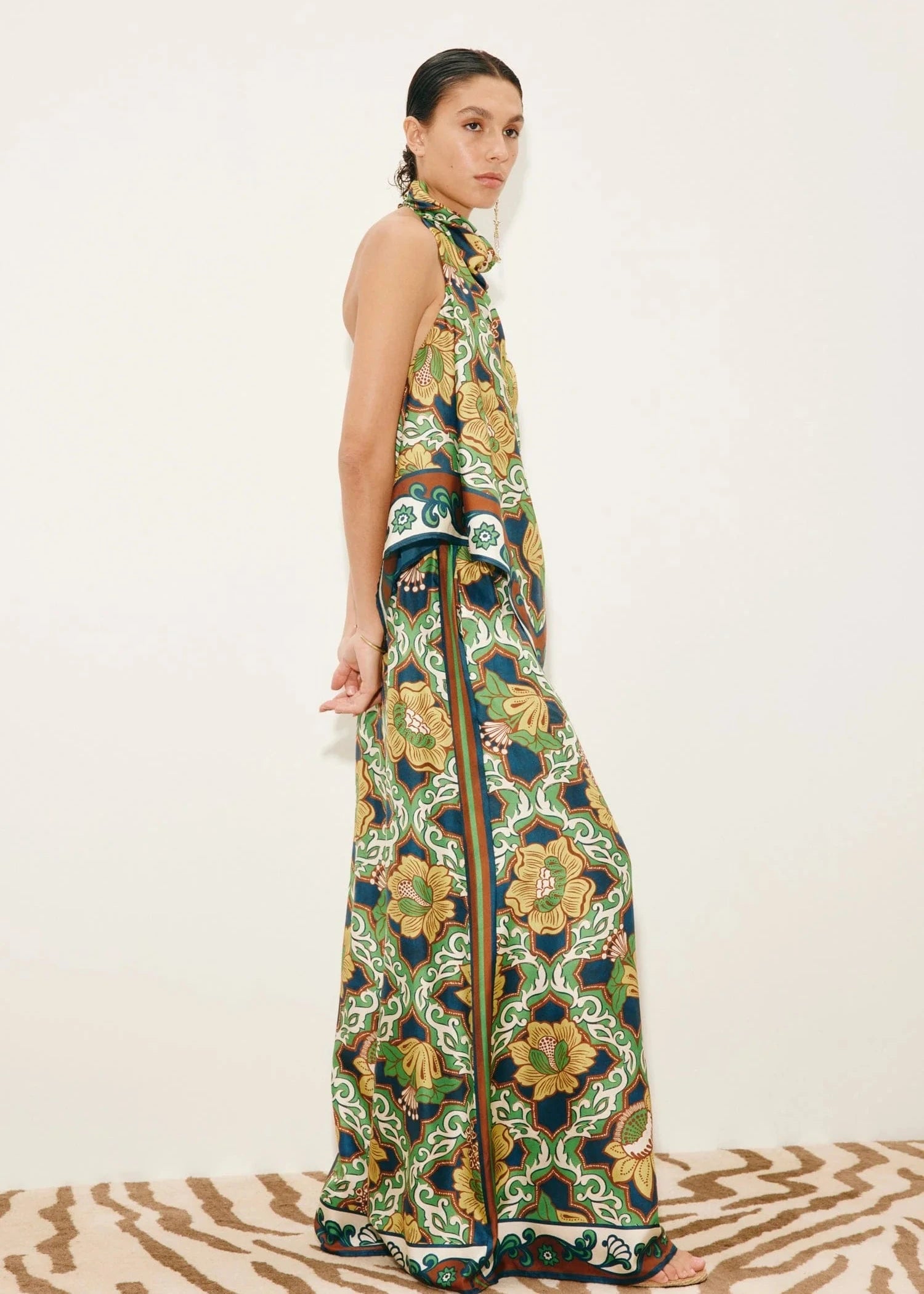 Liana Silk Palazzo Pants