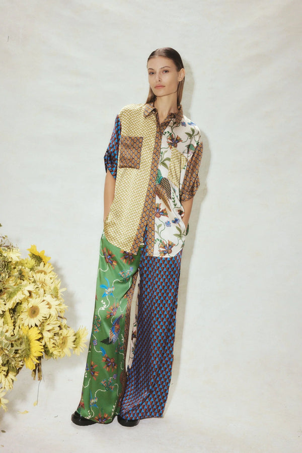 ALEMAIS-BIRDIE SPLICED SHIRT-JUST BRAZIL