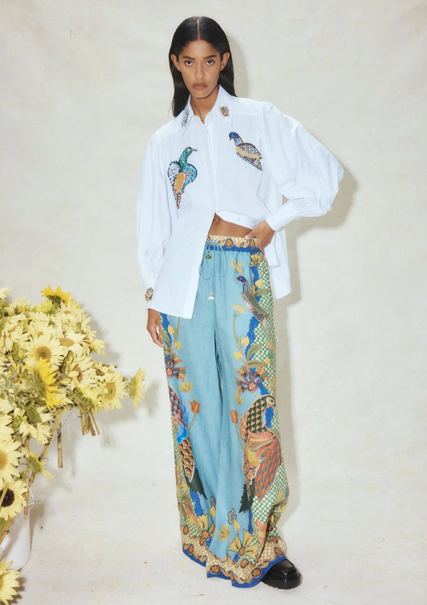 ALEMAIS-ROWENA BEADED SHIRT-JUST BRAZIL