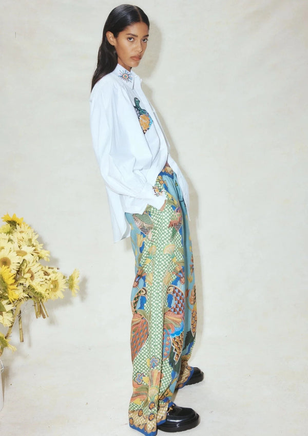 ALEMAIS-ROWENA BEADED SHIRT-JUST BRAZIL