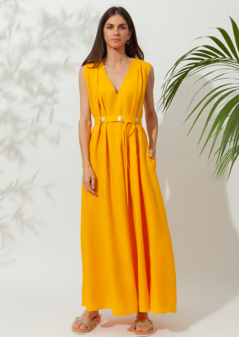 Eleni Yellow Dress