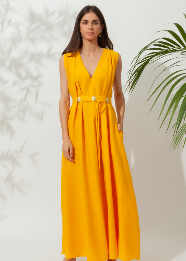 Eleni Yellow Dress