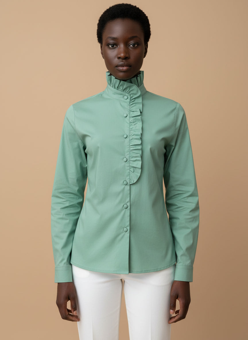 Olivia Lolita Green Aloe Blouse