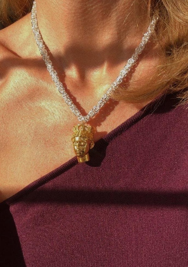 Týche Large Woven Chain Necklace Mixed
