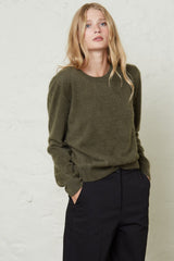 Absolut cashmere-Cerena Kaki Blouse-Justbrazil