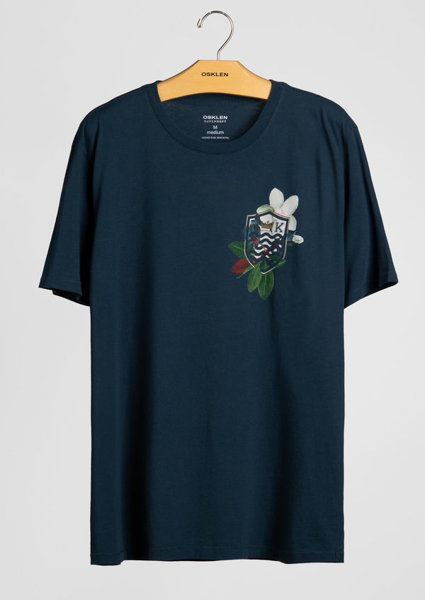 Osklen-FLOWER BRASAO T-SHIRT-JustBrazil