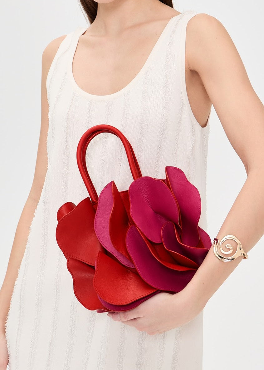 Flower Bag Scarlet & Hot Pink