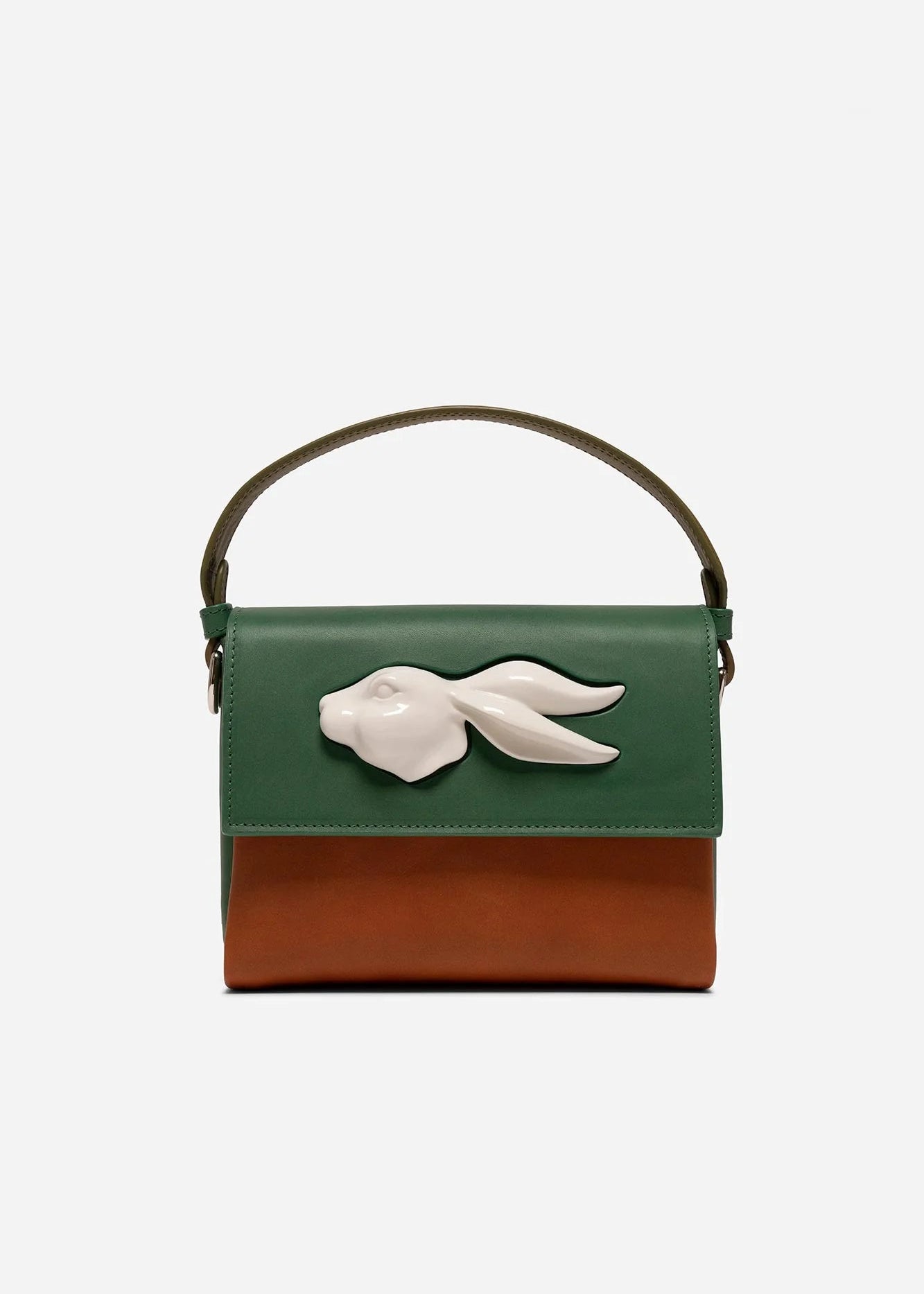 Flap Rabbit Head Bag Multi Forest