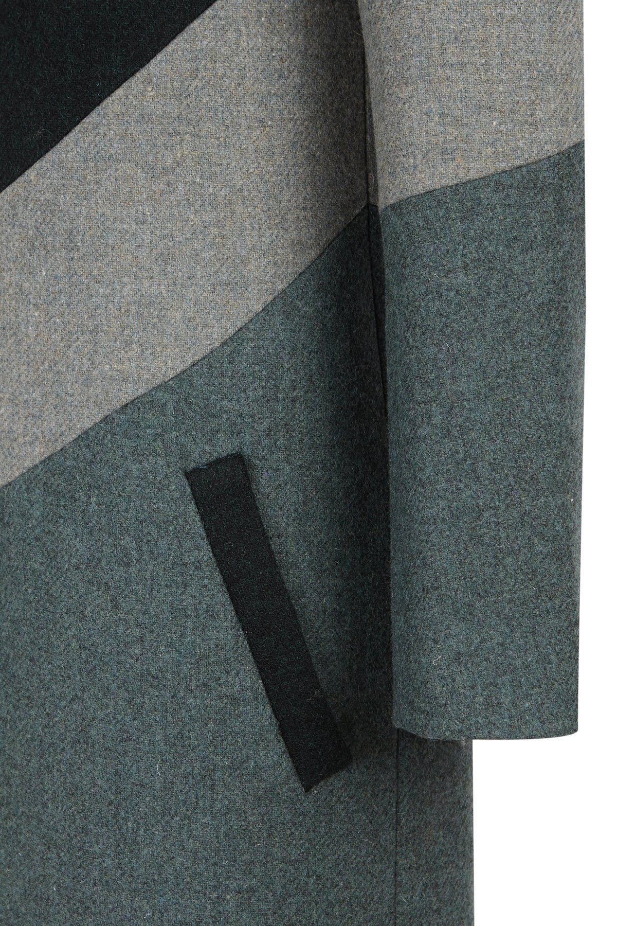 Green Tricolor Coat