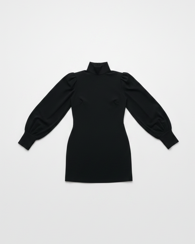 Hibisco Black Dress