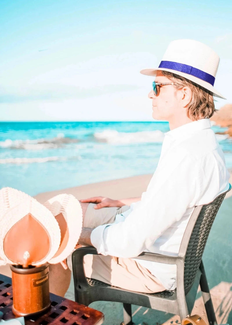 Le Panama Blue Hat