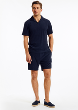Faustino Terry Polo Navy Blue