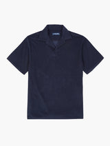 Faustino Terry Polo Navy Blue