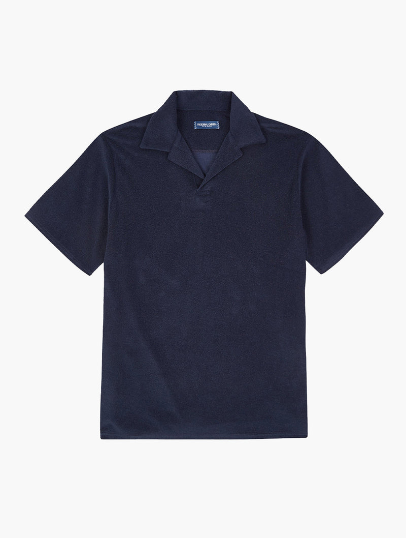 Faustino Terry Polo Navy Blue