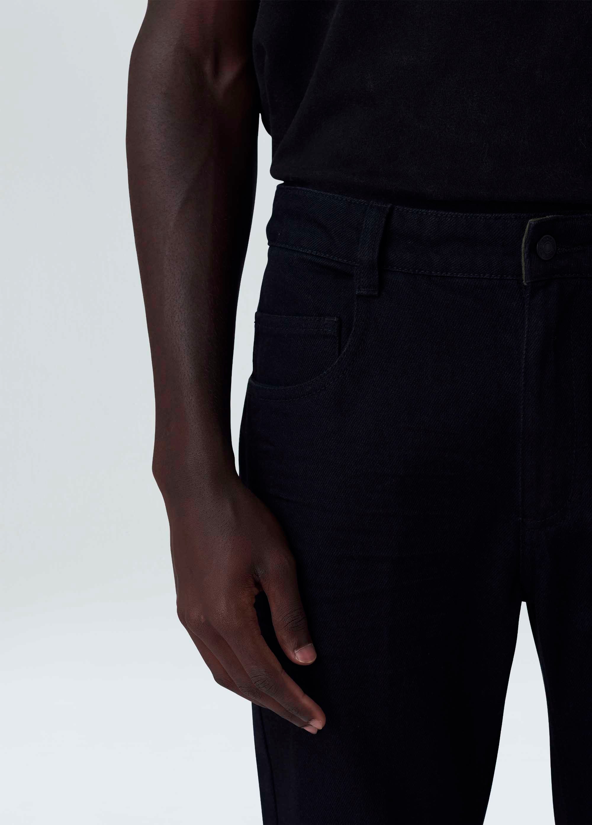 OSKLEN-CALCA JEANS HORTO BLACK-JUST BRAZIL