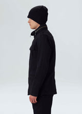 Mens Turtleneck Pockets Parka