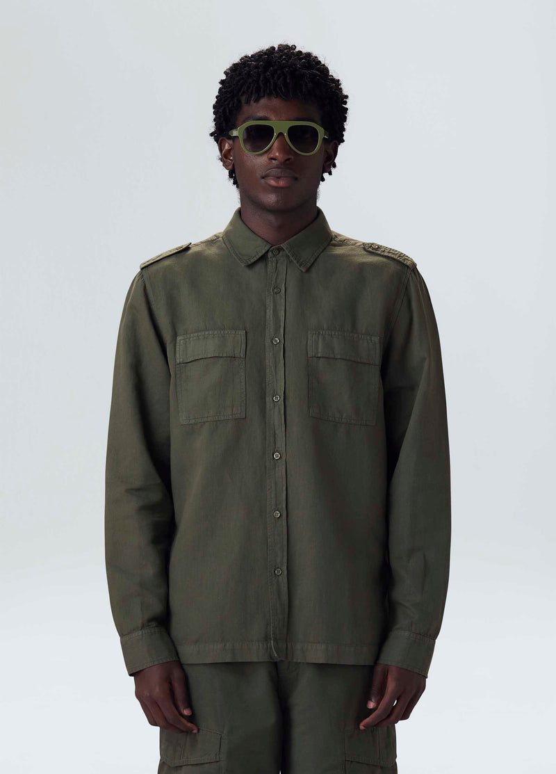 Camisa Ml Utility Hemp