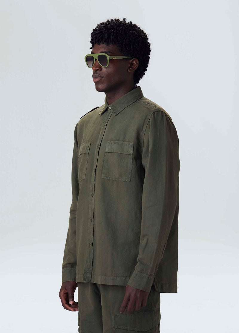 Camisa Ml Utility Hemp