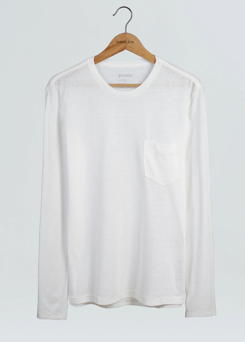 OSKLEN-E BASICS LI RUSTIC POCKE T-SHIRT-JUST BRAZIL