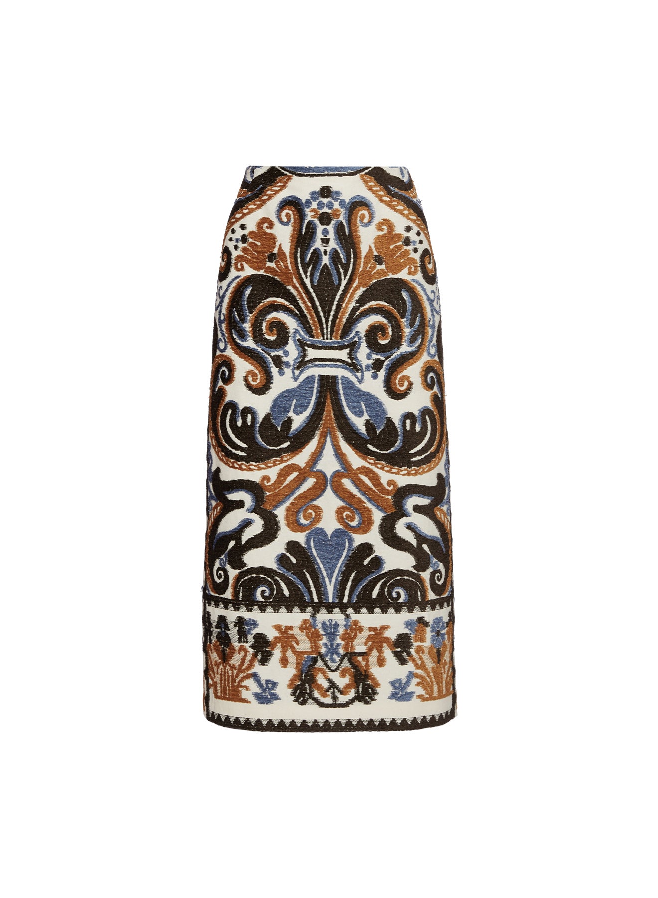 Pencil Corsini Jacquard Skirt