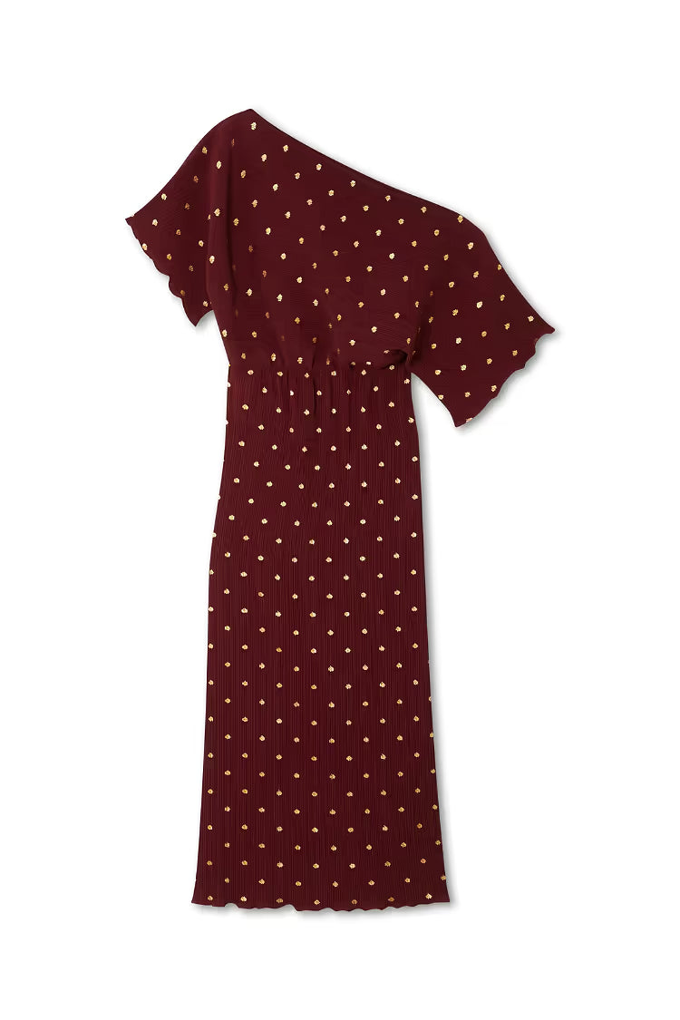 Burgundy Tilly Dress