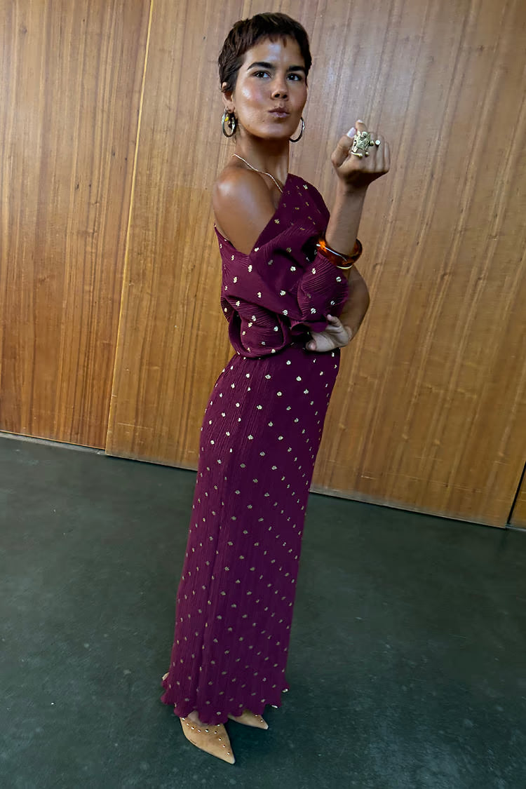 Burgundy Tilly Dress